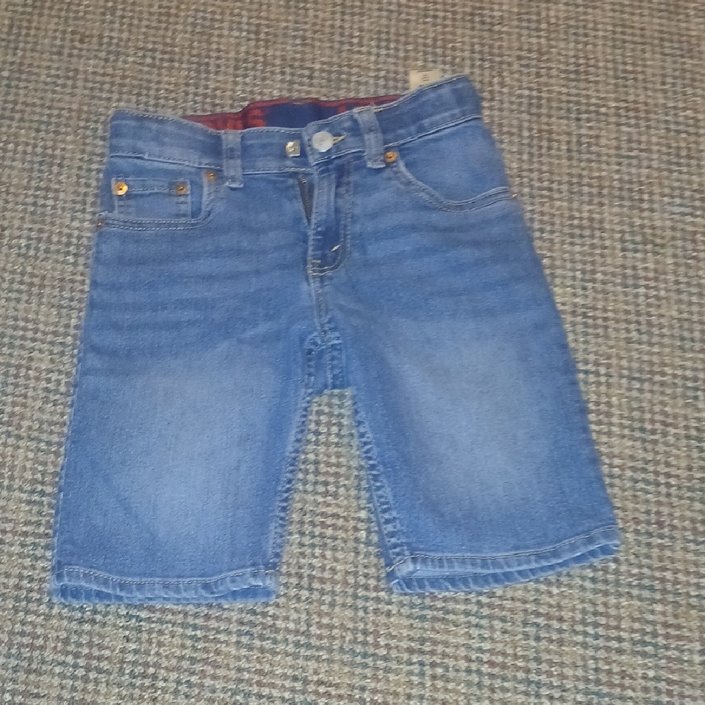 Levi's Kids Blue Denim Shorts